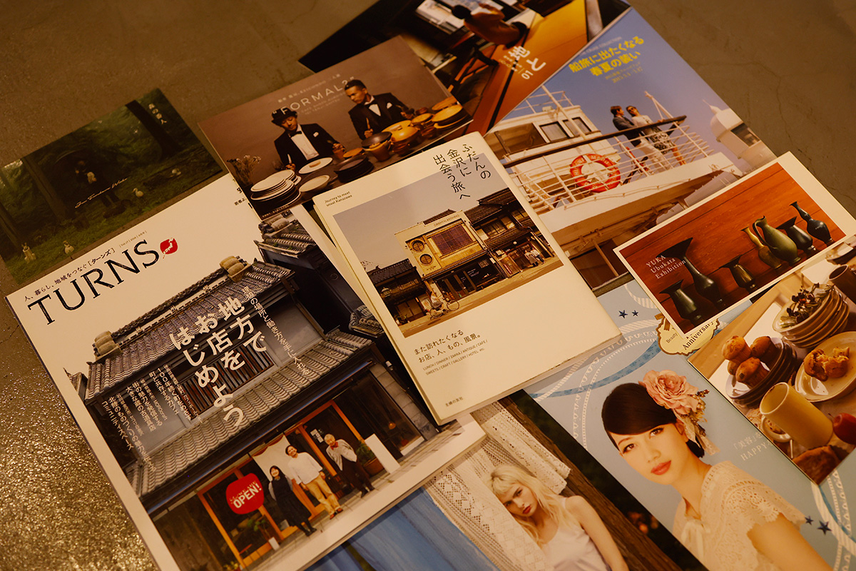 雑誌やカタログ書籍など、フォトグラファー・アラタケンジのこれまでの仕事